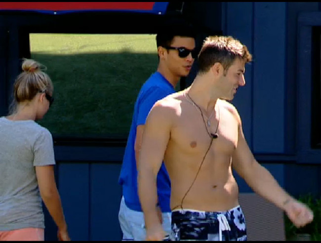 Big Brother 13 Jeff Schroeder bare chest Big Brother NSFW.